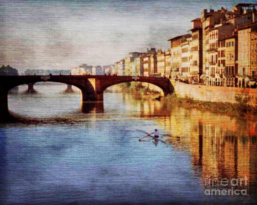On the Arno River Photograph by Deborah Smith