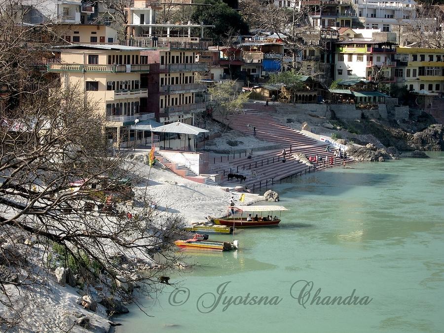 Nature Photograph - On the banks of the river Ganga India by Jyotsna Chandra