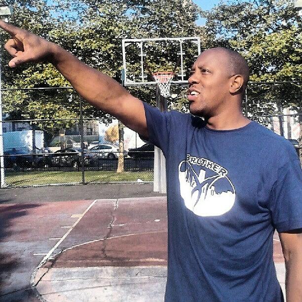 On The Bball Courts Where I Grew Up At Photograph by Derrick Brown