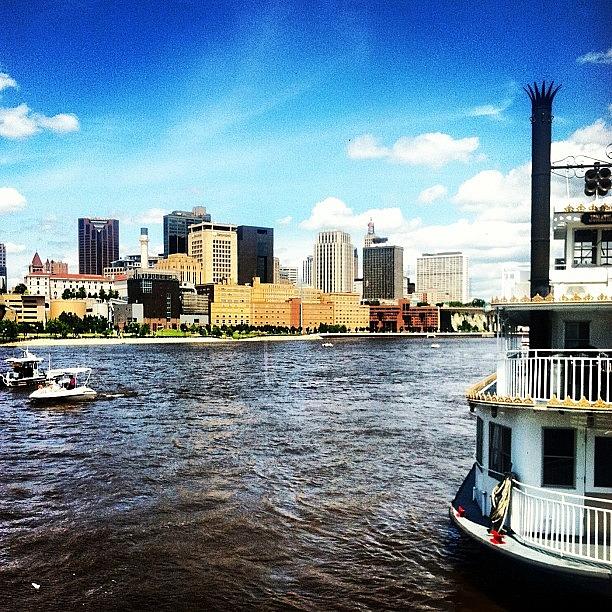 On The Mississippi River In St. Paul Photograph by Jen Hernandez
