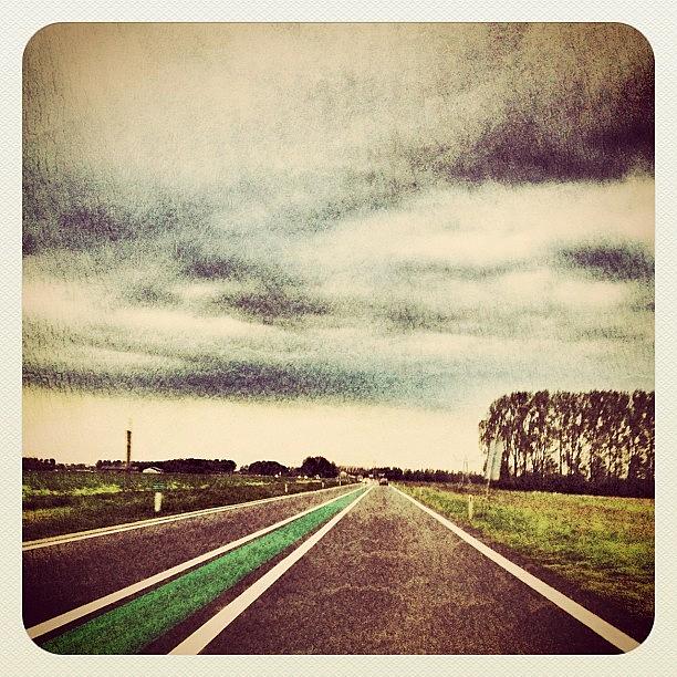Beautiful Photograph - On The #road | #invitingroads by Wilbert Claessens