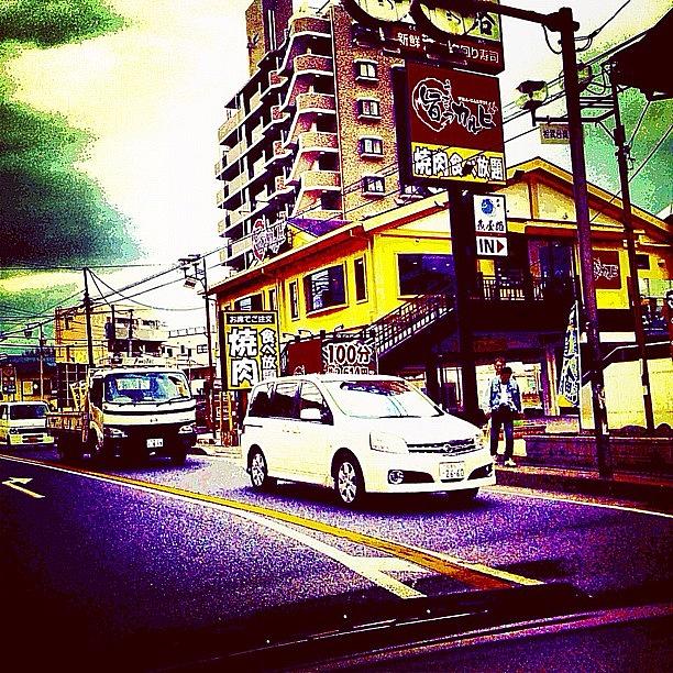 City Photograph - On The Road In Town by Julianna Rivera-Perruccio