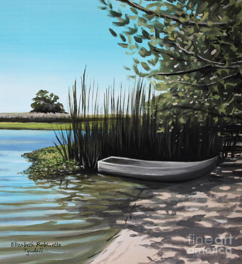 On the Shore Painting by Elizabeth Robinette Tyndall
