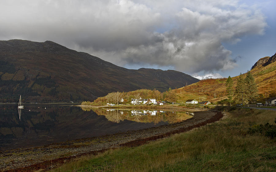 On the shore of Loch Duich Photograph by Gary Eason