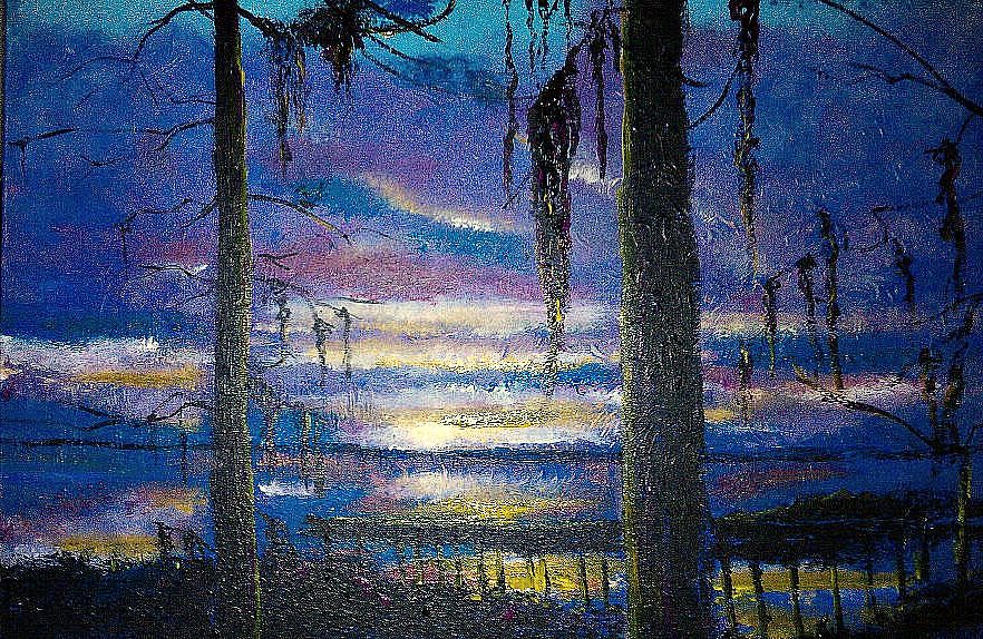 On The Shore Of Waccamaw Painting by Stefan Duncan