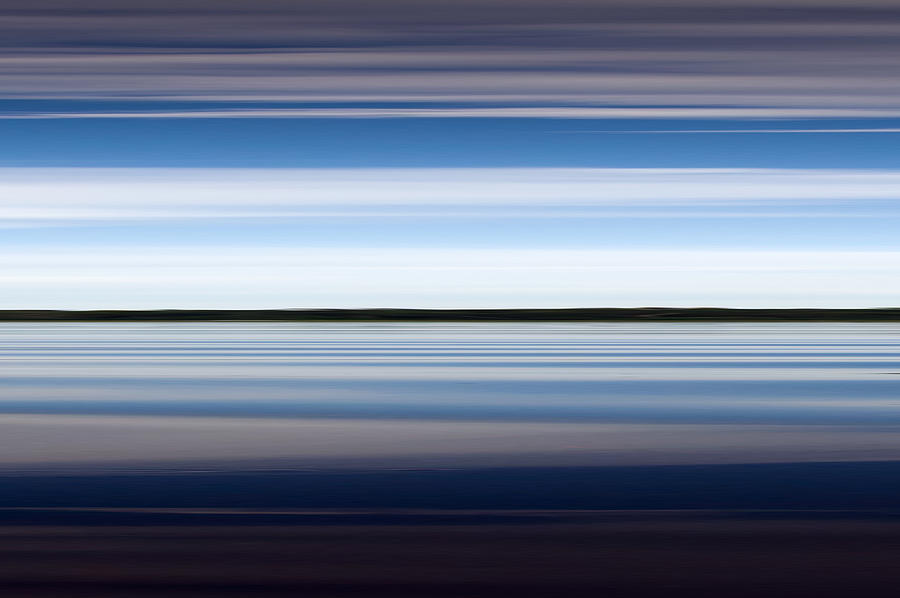 On the water abstract Photograph by Gary Eason