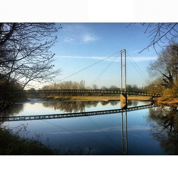 Bridge Photograph - On The Way To Work by Owain Evans