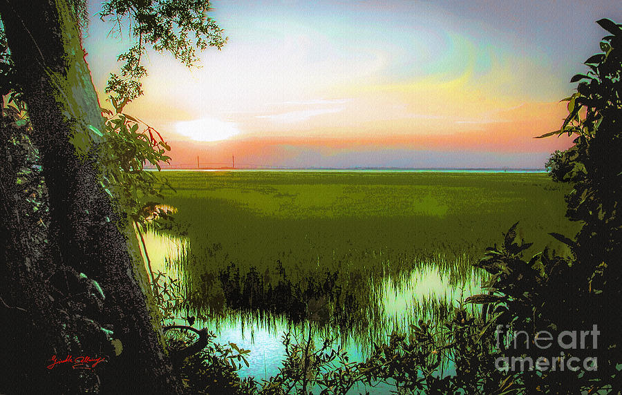 Once Upon a Time at Jekyll Island Painting by Ginette Callaway