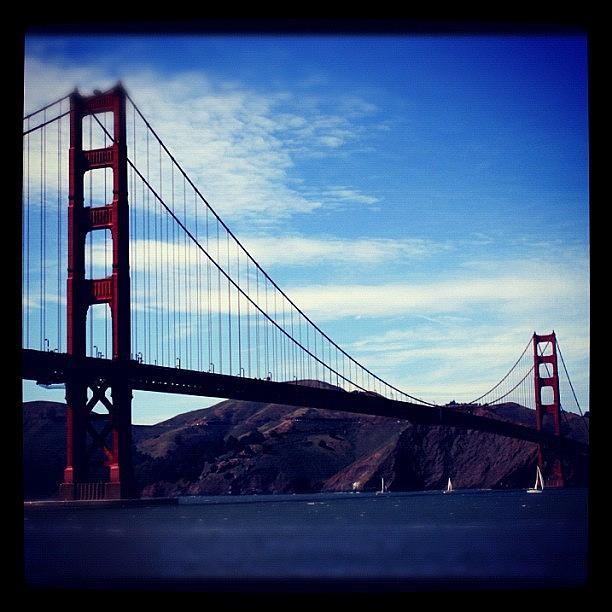 Bridge Photograph - Once Upon A Time In San Francisco by Ghada Abdulkhaleq