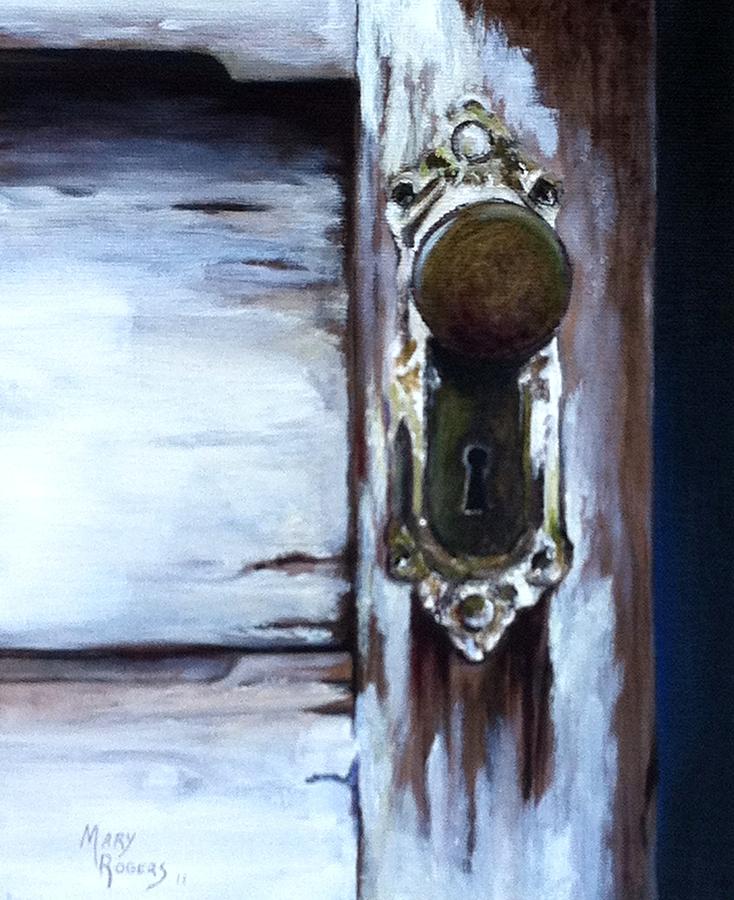 Door Painting - One Good Turn by Mary Rogers