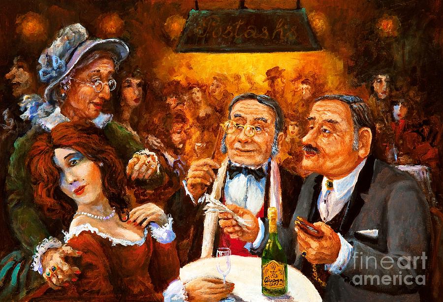 One more bottle please Painting by Igor Postash