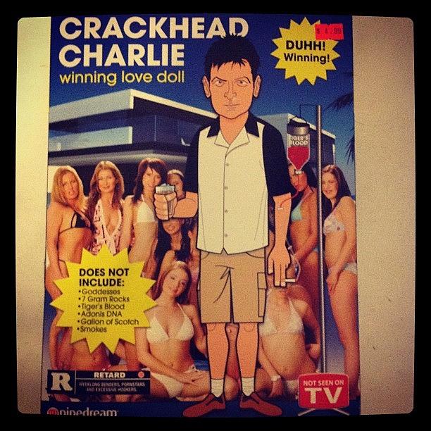 Celebrity Photograph - One Of My Birthday Gifts: Crackhead by Gerry Visco