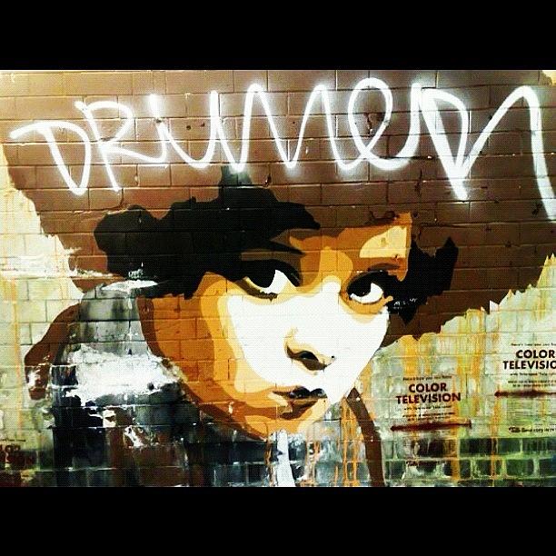 Streetart Photograph - One Of My Favourite Drumer Pieces by Neil Ormsby