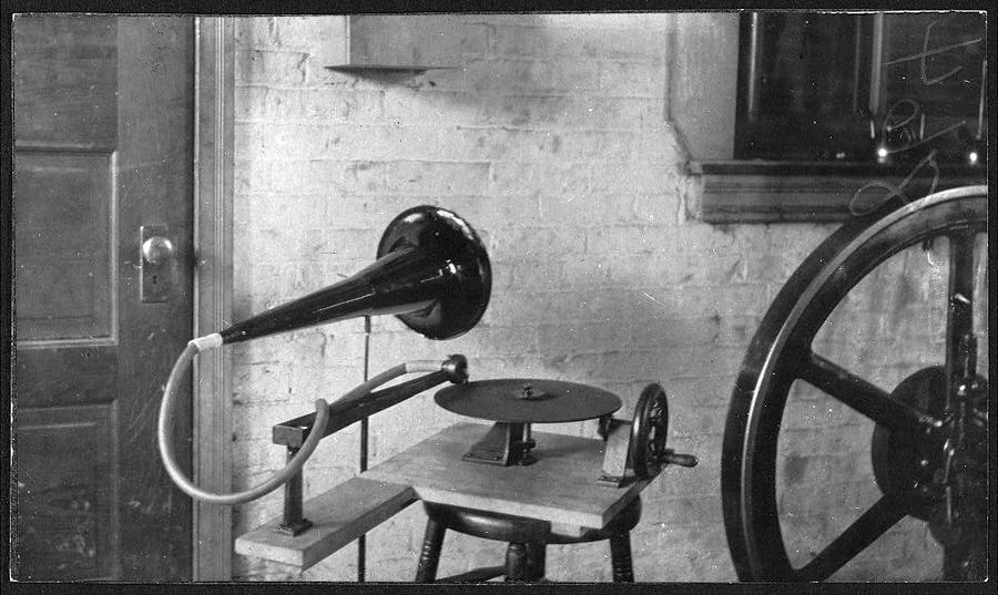 Music Photograph - One Of The First Gramophones Set Next by Everett