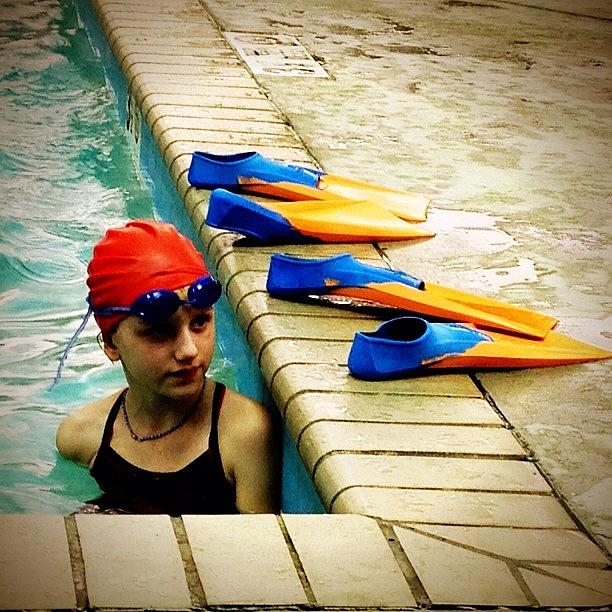 Swim Photograph - One Of The Girls On Erins #swim Team by Elizabeth Fitzgerald