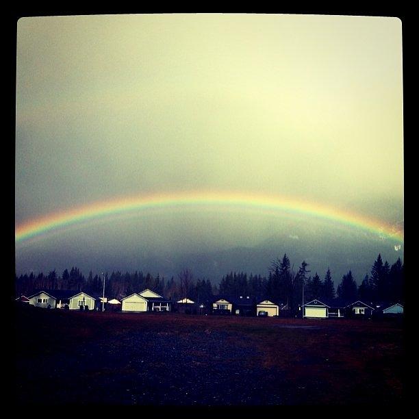 One Of The Most Vivid Rainbows Ive Photograph by Seth Yates