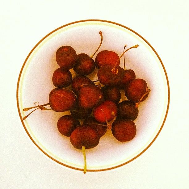 Healthy Photograph - One #sexy Bowl Of Fresh Cherries by Genie Concepcion