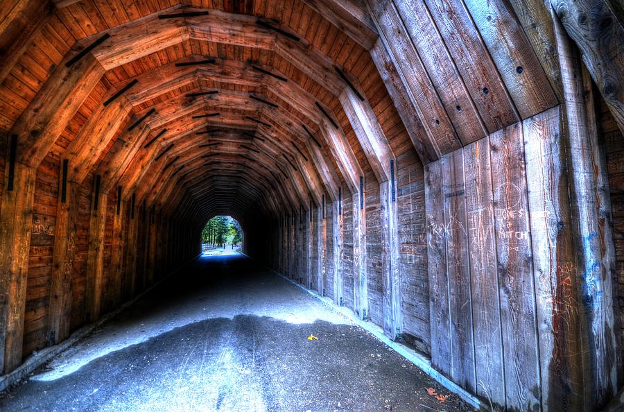 Oneonta Gorge Tunnel Photograph by Matt Hanson