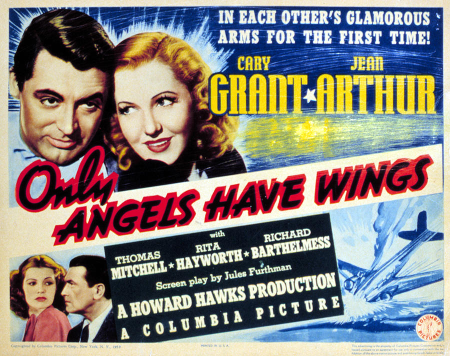 Movie Photograph - Only Angels Have Wings, Cary Grant by Everett