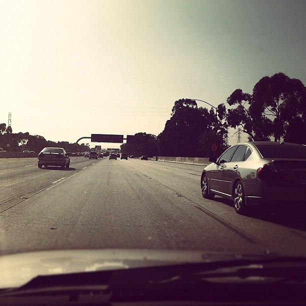 Hollywood Photograph - Only See The Freeway This Open At by Loghan Call