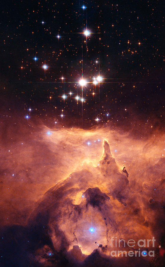 Space Photograph - Open Cluster Pismis by Nasa