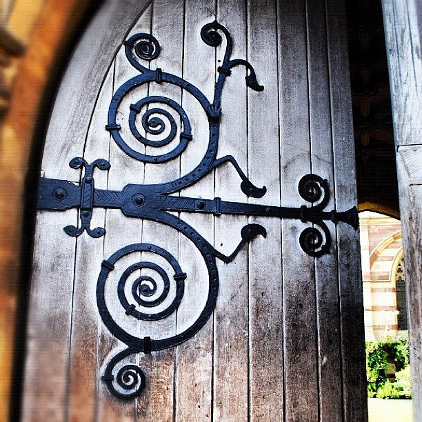 Architecture Photograph - Open Door. #olddoor #gates by Steve Cox