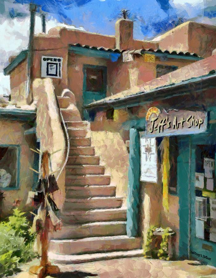 Open for Business Painting by Jeffrey Kolker