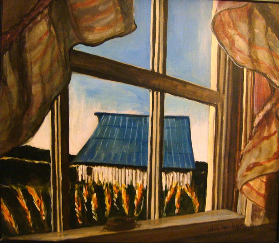 Open the Window Painting by Edith Hunsberger