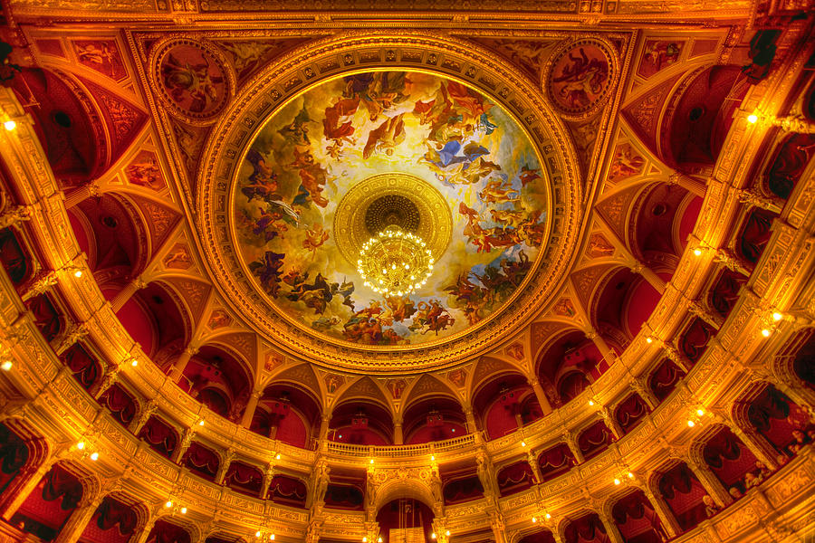 Opera Photograph - Opera-Budapest by John Galbo