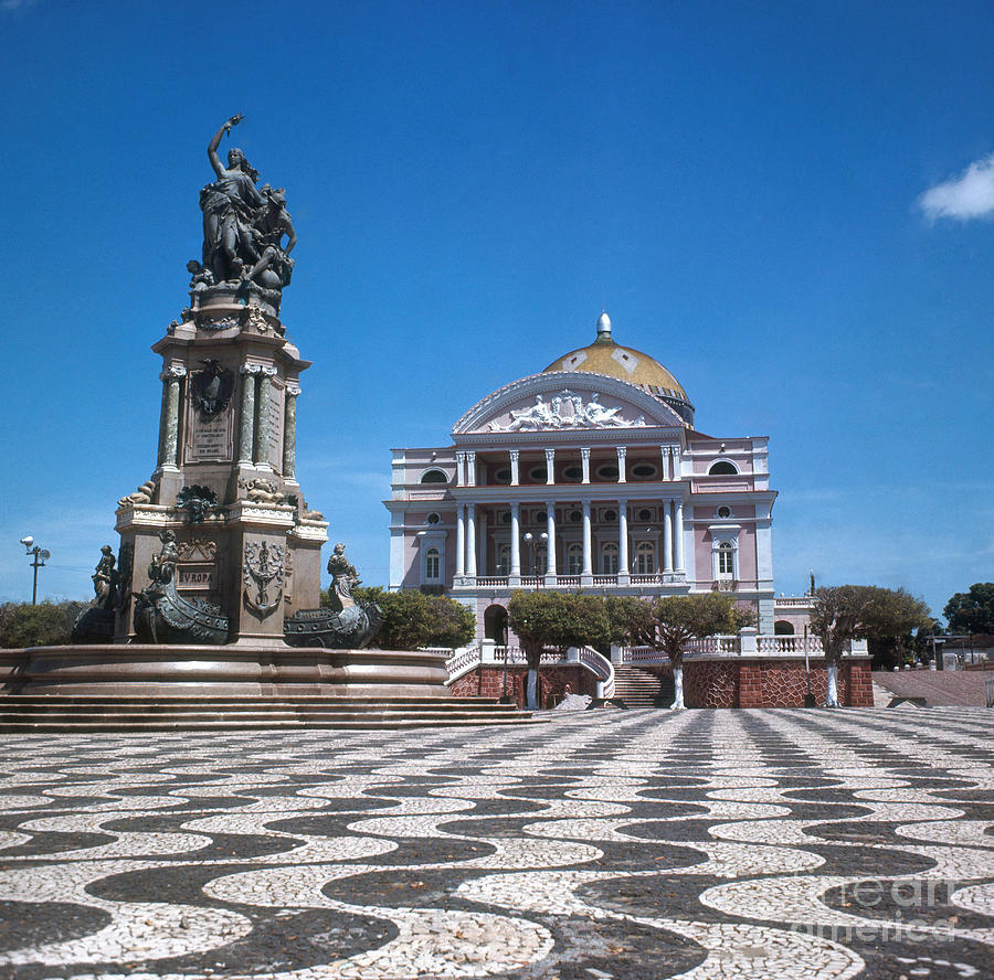 Opera House, Manaus, Brazil Photograph by Photo Researchers, Inc.