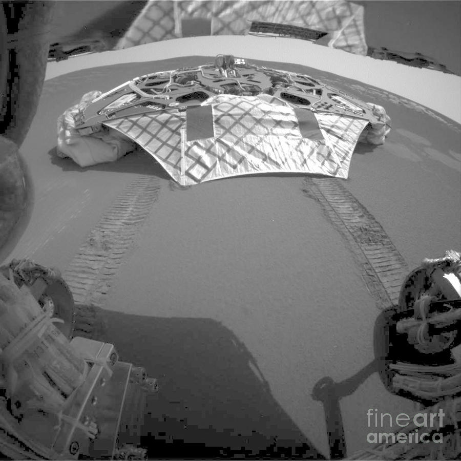Opportunitys Lander On Mars Photograph by NASA / JPL-Caltech