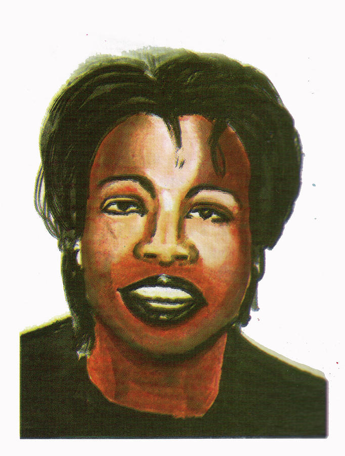 Portrait Painting - Oprah Winfrey 02 by Emmanuel Baliyanga