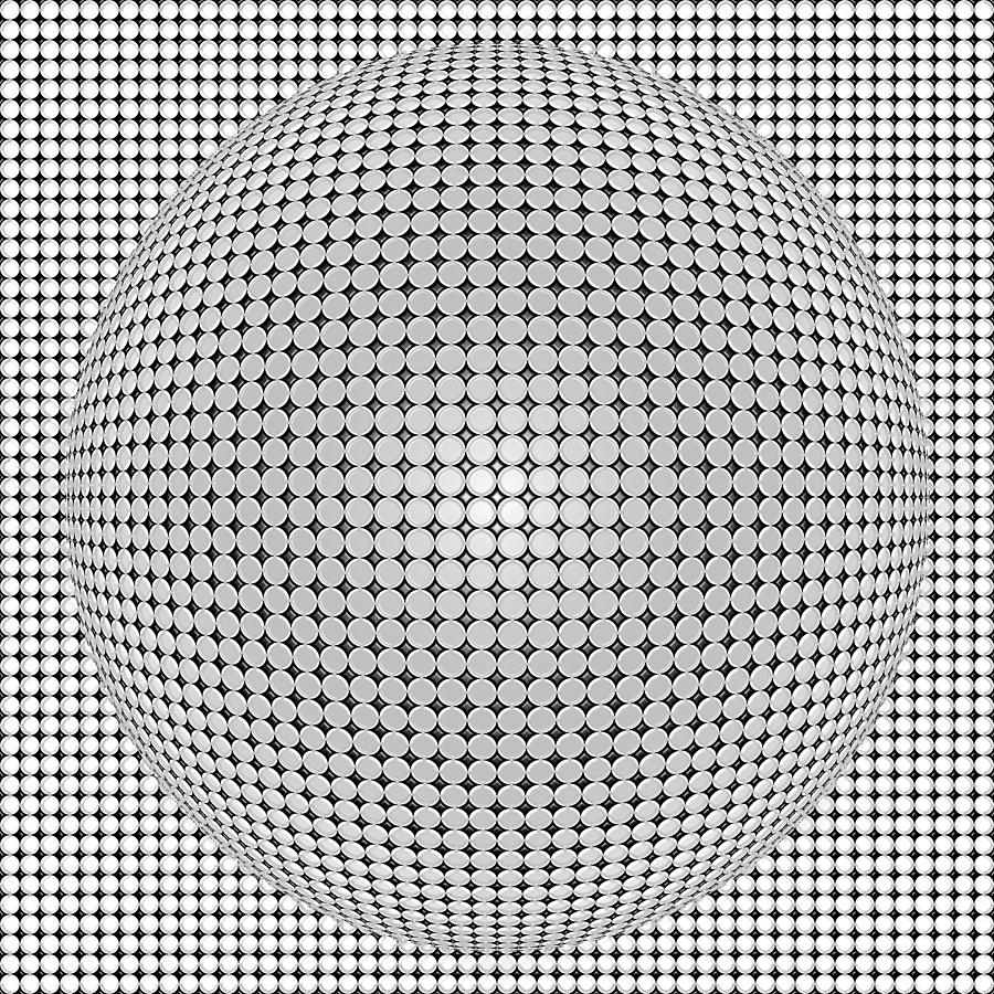 Optical Illusion Plastic Ball Digital Art by Sumit Mehndiratta