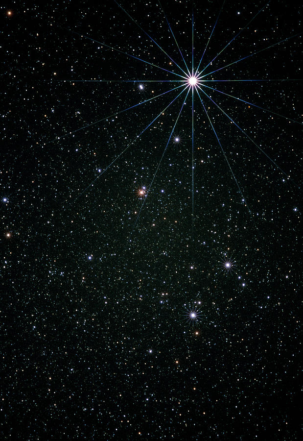 Optical Image Of The Constellation Of Lyra Photograph by Pekka ...