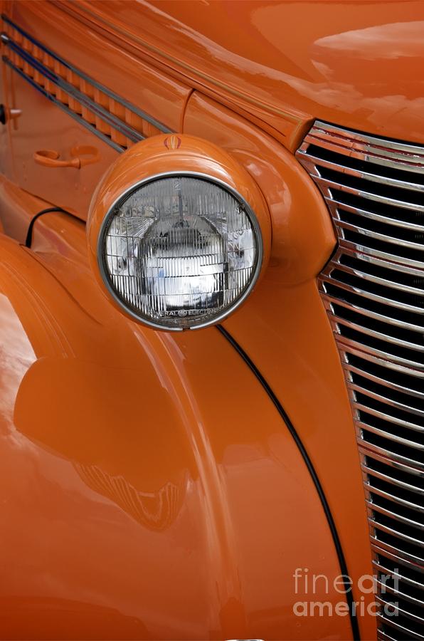 Orange Chevrolet Photograph by Sherry Davis