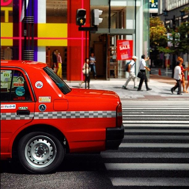 Taxi Photograph - Orange! #colors #color #colurs #orange by Kafin Noeman