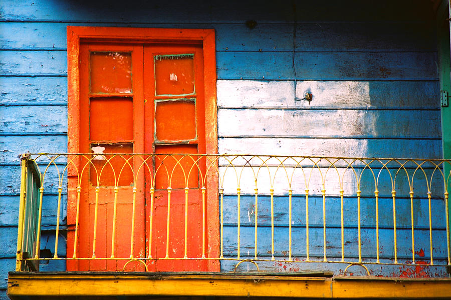 Orange Door Photograph by Claude Taylor