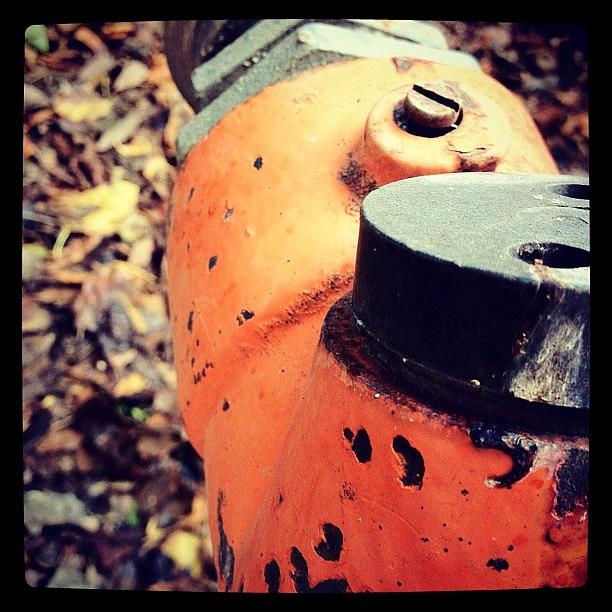 Orange Photograph - #orange #industrial #metallic #fire by Vassilis Valimitis