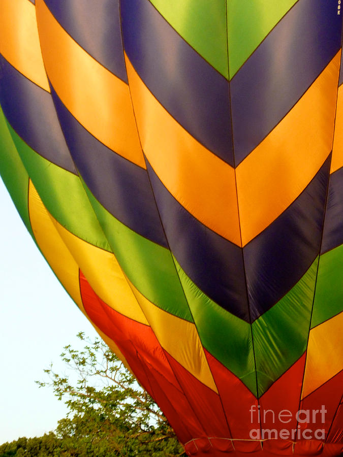 Hot Air Balloons Photograph - Orange by Mark Dodd