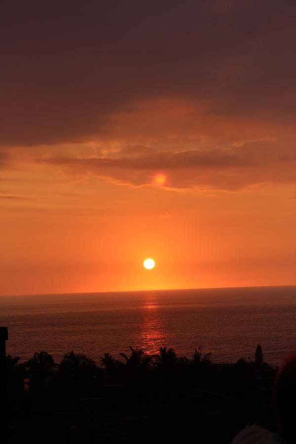 Sunset Photograph - Orange sky by Raquel Amaral