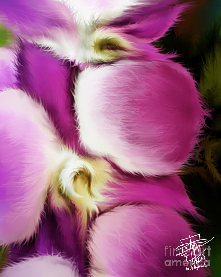 Orchid Digital Art - Orchid by Arin Rajawali