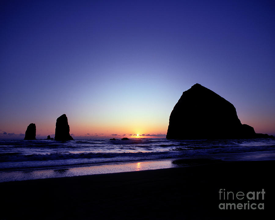 Oregon - Haystack Rock 2 Photograph by Terry Elniski