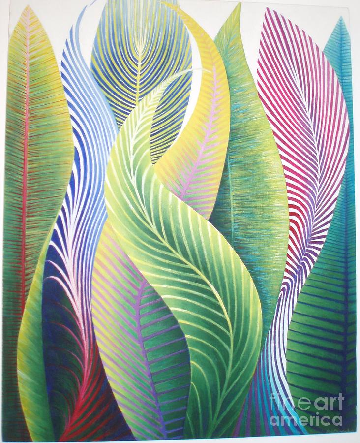 Organic Structures Painting by Barbara Anna Cichocka
