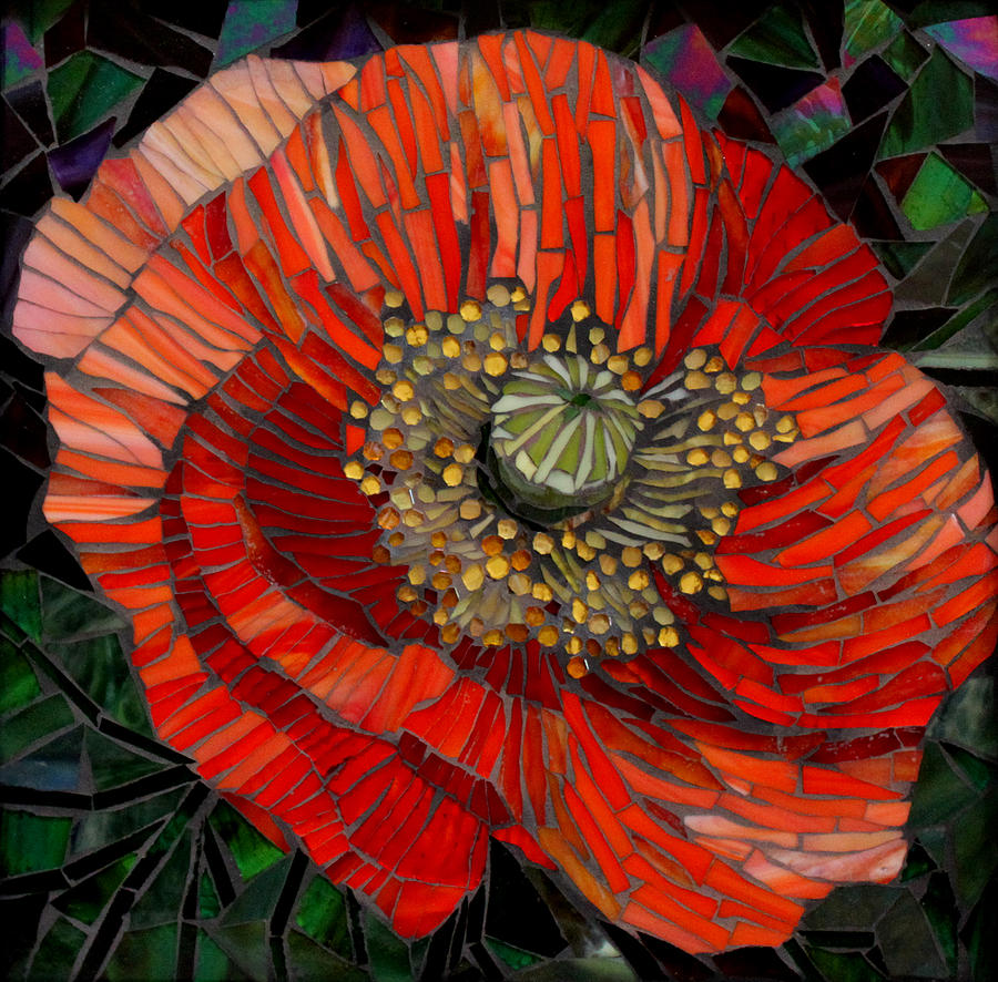 Flower Mixed Media - Oriental Poppy by Sandra Bryant