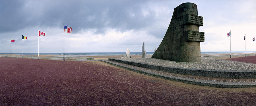 Original D-Day Monument Photograph by Jan W Faul