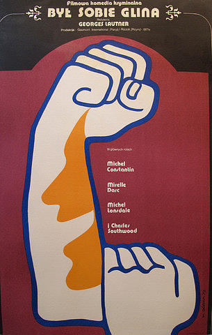 Original Painting - Original Film Poster - Il Etait Une Fois Un Flic - Polish Version Byt Sobie Glina - 1971 by Wiktor Gorka Original Painting - Original Film Poster - Il Etait Une Fois Un Flic - Polish Version Byt Sobie Glina - 1971 by Wiktor Gorka