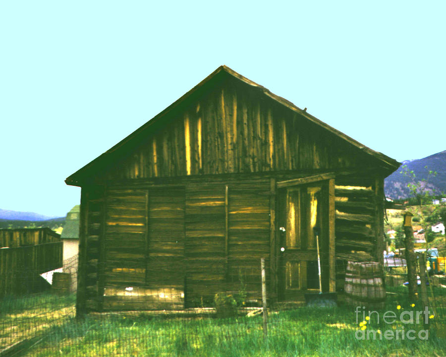 Original Miners Cabin Frisco Colorado Photograph By Merton Allen