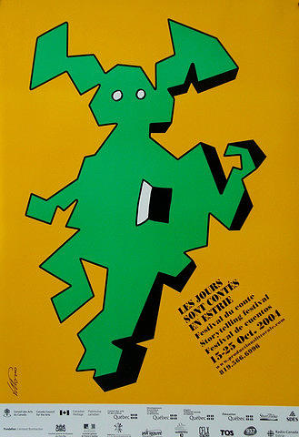 Original Poster Vittorio Fiorucci Quebec Storytelling Festival 2004 ...