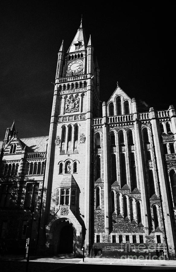 University Photograph - Original Redbrick Victoria Building Of The University Of Liverpool Merseyside  by Joe Fox