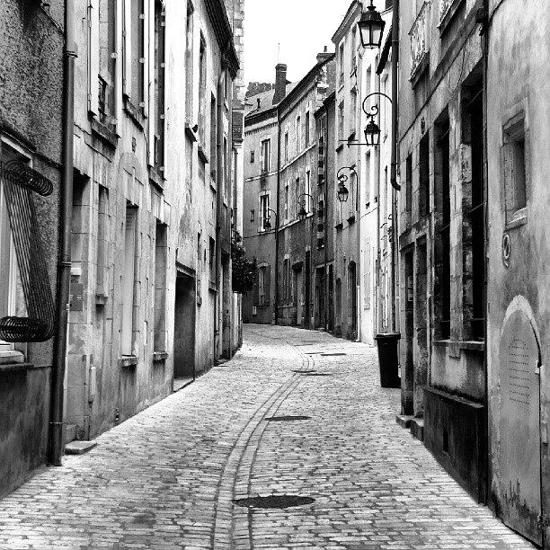 Old Photograph - Orleans - Old Street by Tony Tecky